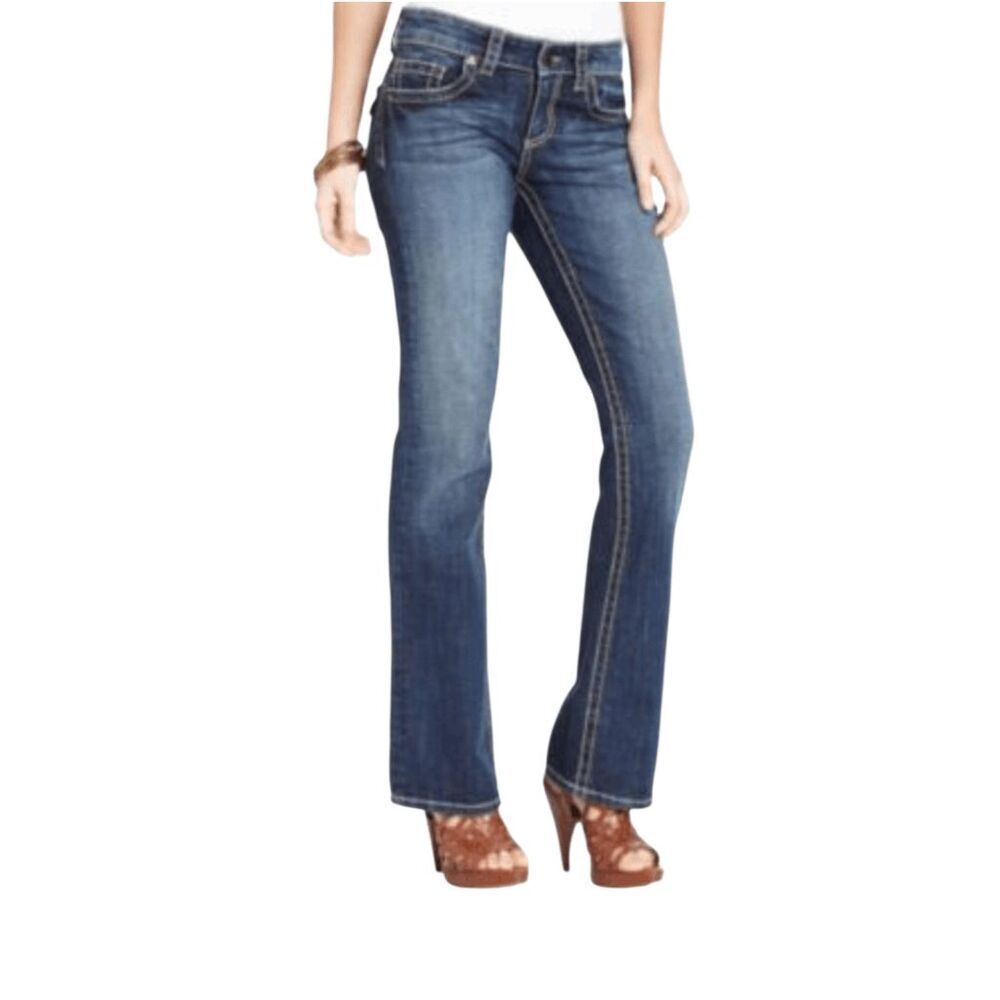TRUE RELIGION Dark Wash Flare Leg Low Rise Jeans Size 27